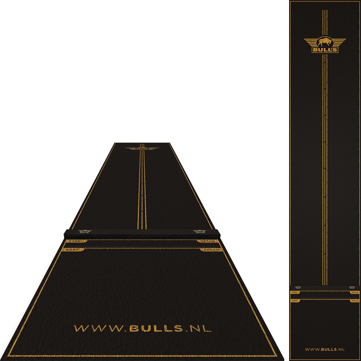 Bull's Advantage dartsmatto integroidulla ochella 300x85cm