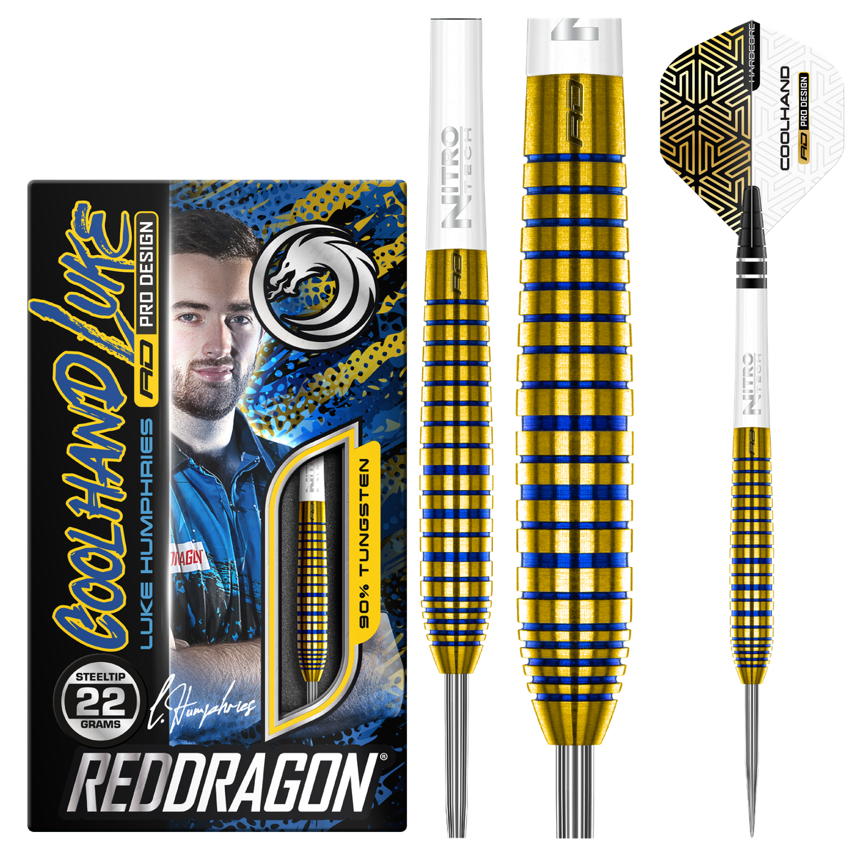 Red Dragon Luke Humphries TX3 Gold S.E. 90%