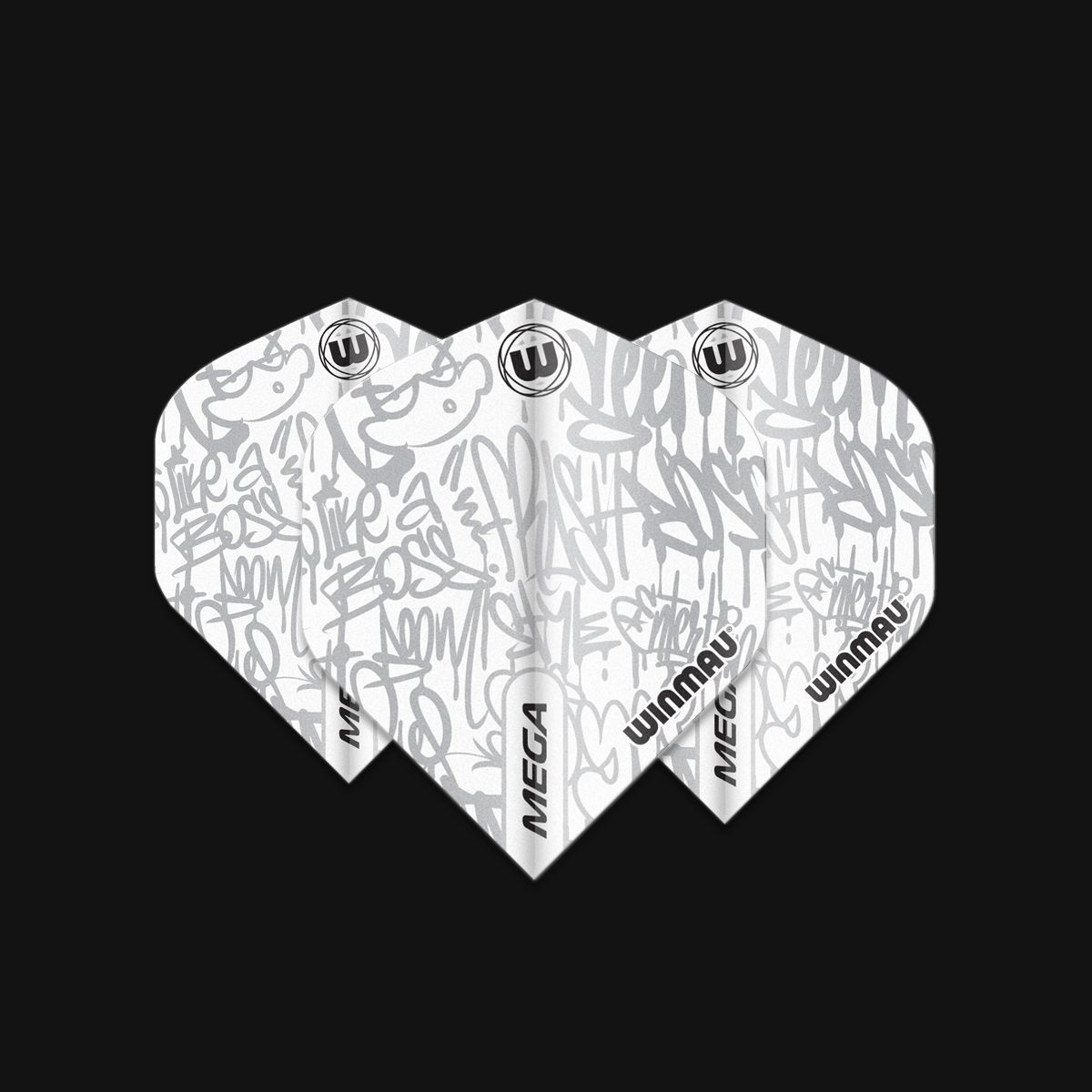 Winmau Mega Standard White