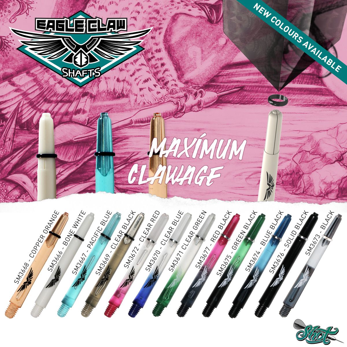 Shot Eagle Claw Shaft